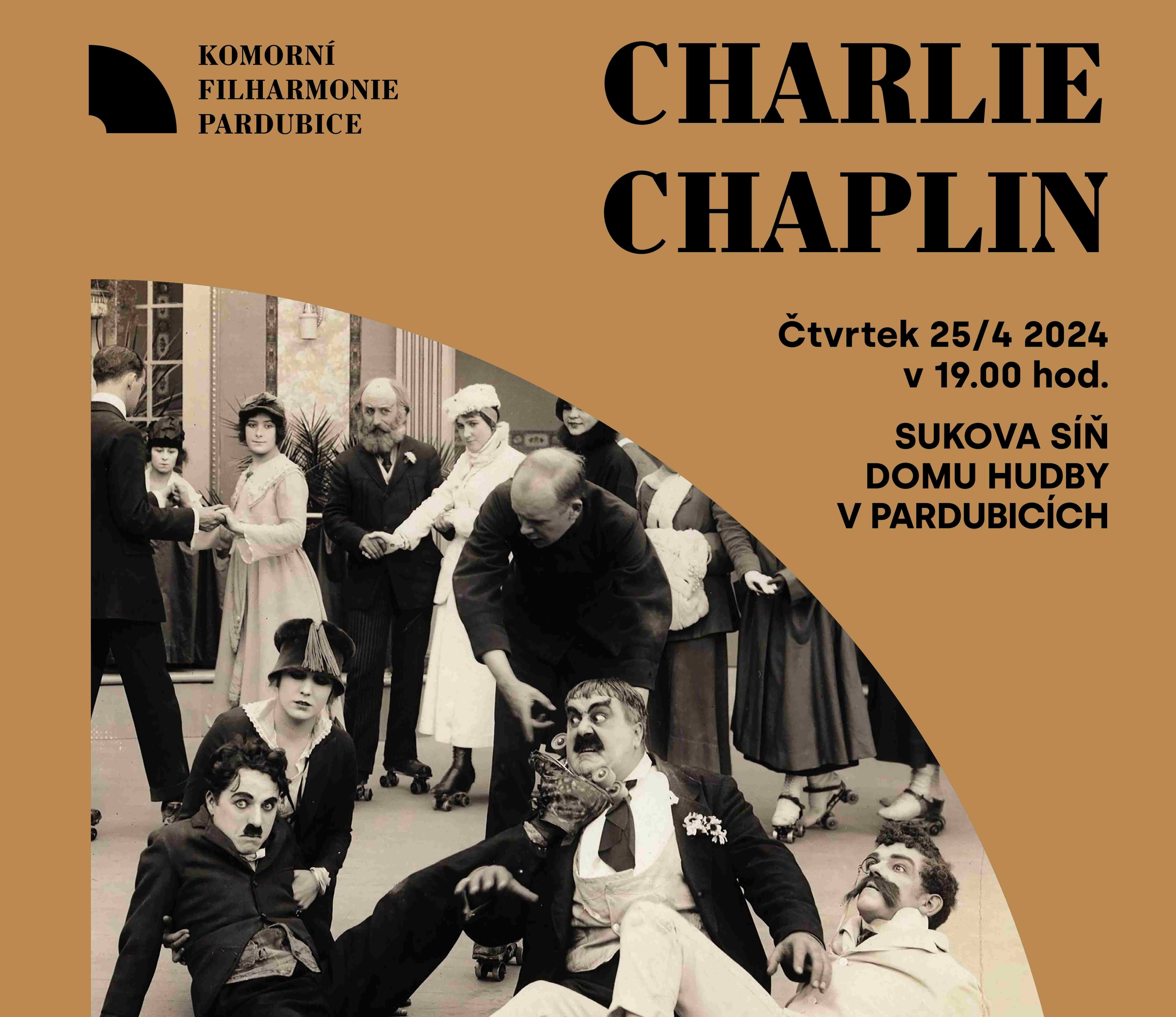 Komorní filharmonie doprovodí Chaplina